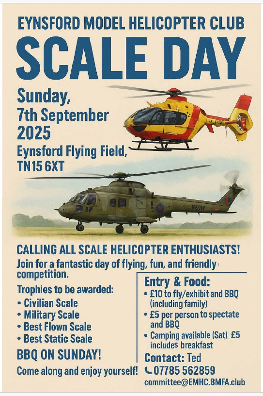 Eynsford Model Heli Club Scale Day @ Eynsford Model Heli Club